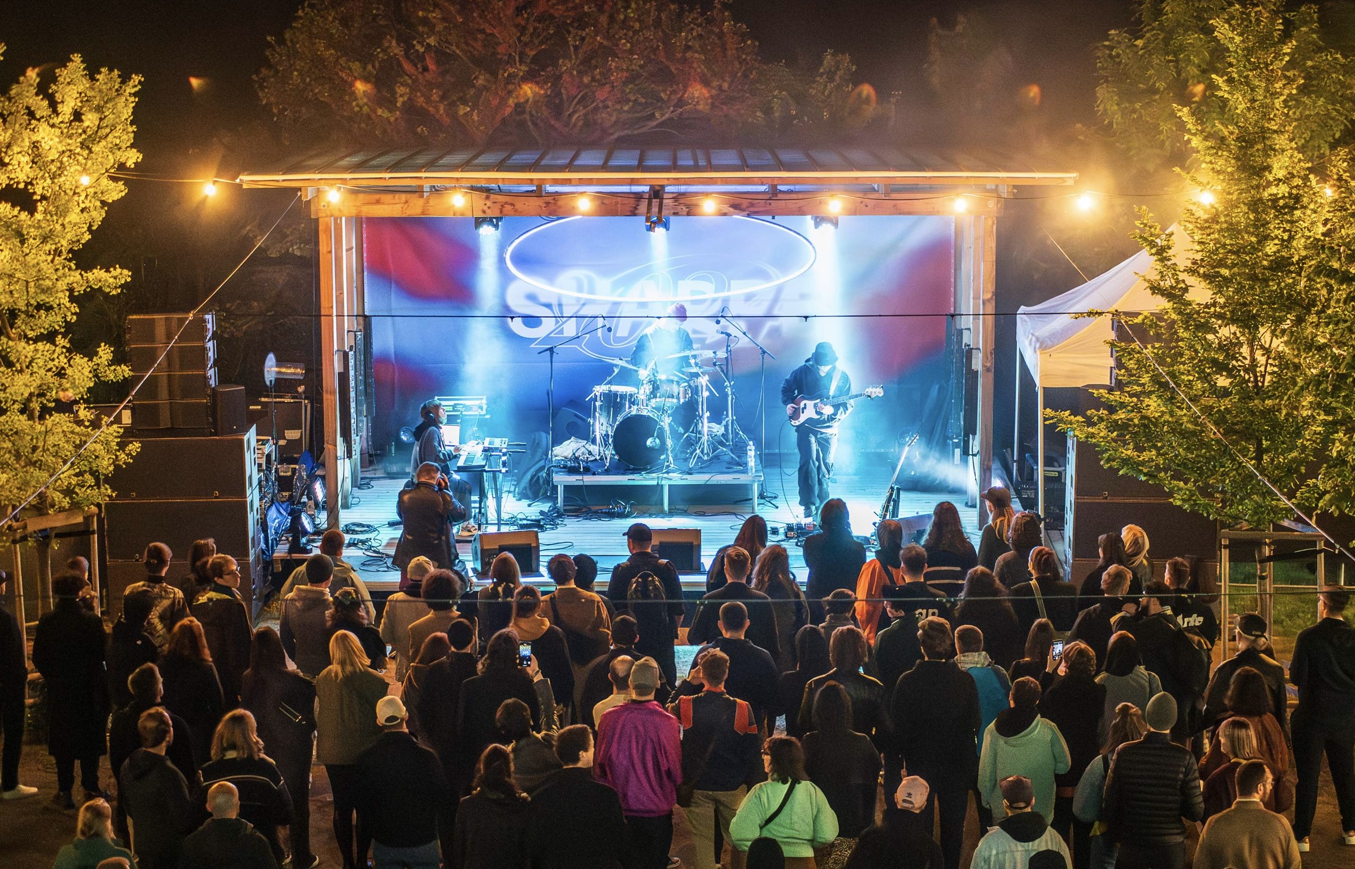 Ukrainian Band Hyphen Dash At SHARPE 2024. The Stage Is Located In The Garden Of Nová Cvernovka. The Photo Was Taken By Ondrej Koščík.